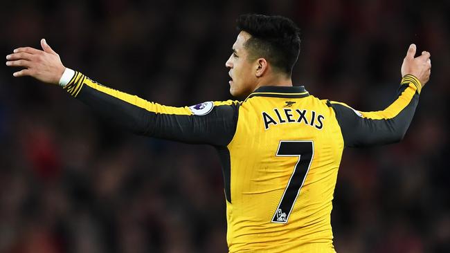 Alexis Sanchez of Arsenal.