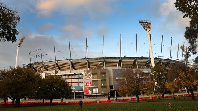 Fans have been given a lifetime ban after they were found guilty of being racist at AFL matches, including at The Melbourne Cricket Ground. Picture: NCA NewsWire / David Crosling