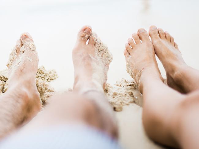 This sneaky trick will have sand off your feet in seconds.
