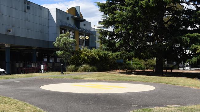 The helipad at Launceston General Hospital. Picture: Alex Treacy