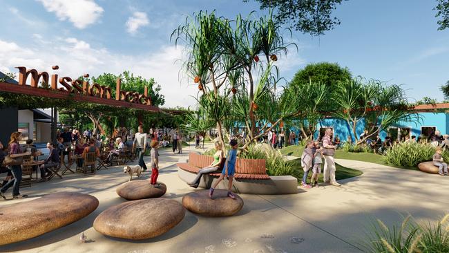 Concept designs for the Mission Beach Town Centre Revitalisation project have been released. Picture: supplied.