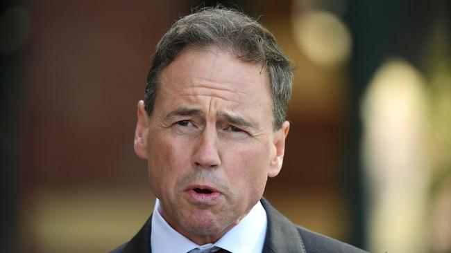 Health minister Greg Hunt has played down the impact of the error. Picture: AAP Image/James Ross