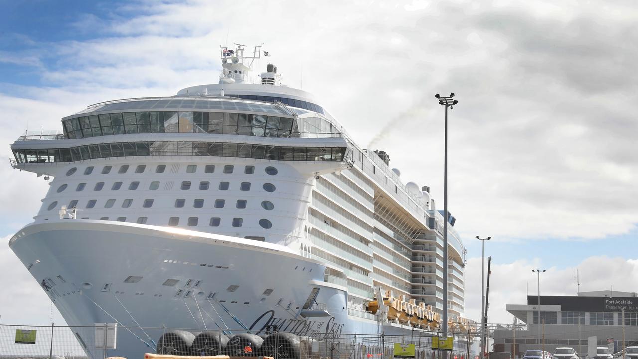 Royal Caribbean: Biggest cruise ship docks at Outer Harbor | The Advertiser