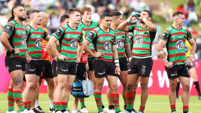 The Rabbitohs never seriously threatened to take the lead on Sunday. (Photo by Mark Kolbe/Getty Images)