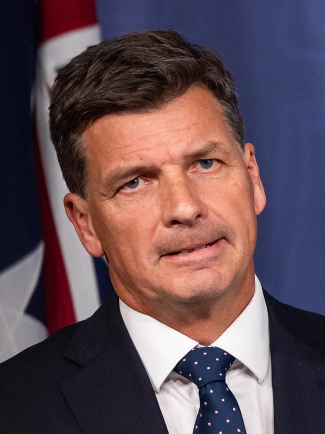 Angus Taylor. Picture: NewsWire / Monique Harmer