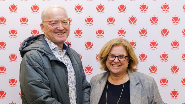 Principal Erica Thomas (R) with leading AI expert Professor Toby Walsh, Chief Scientist of UNSWAI.