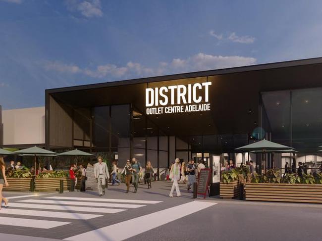 District Outlet Centre is due to open in a matter of weeks. Picture: Facebook