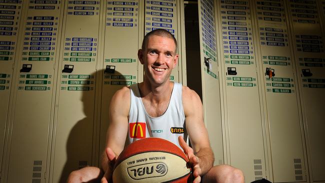 Nathan Crosswell played 350 games in his 14-year career in the NBL.