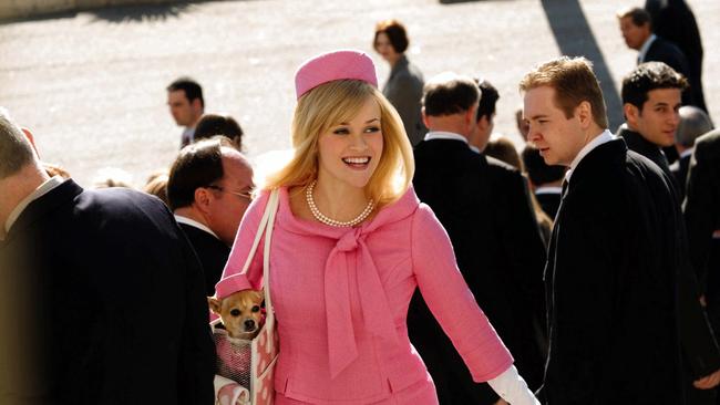 Reese Witherspoon in a scene from her hit movie Legally Blonde 2.