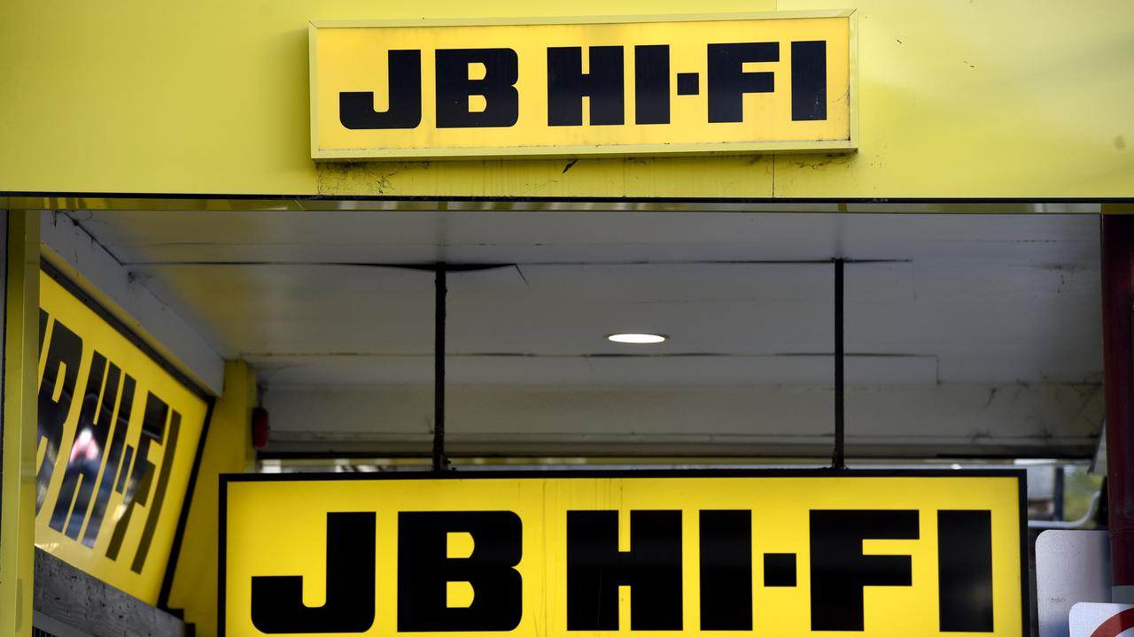 JB Hi-Fi has posted better than expected sales and hiked its interim dividend strongly. Picture: Andrew Henshaw/NewsWire