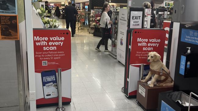 A smart gate at Coles World Square. Picture: news.com.au