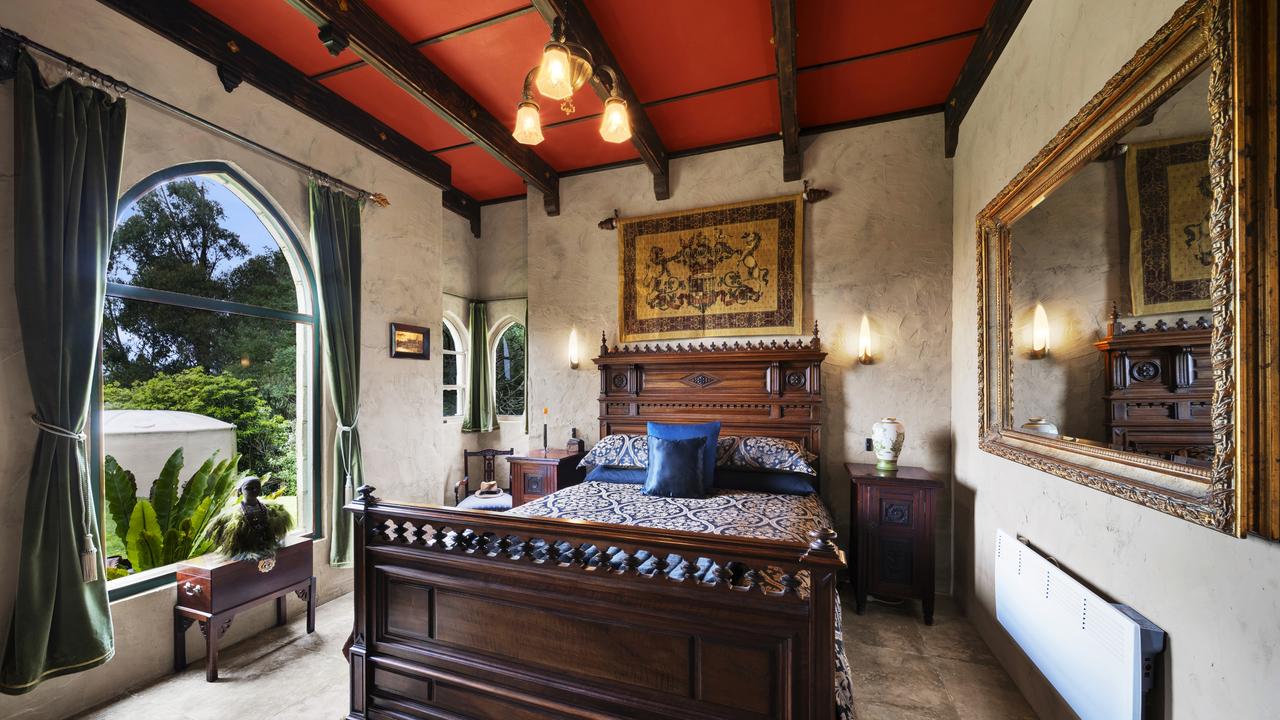 Hand-carved beds dating from the 1700s feature in the bedrooms.