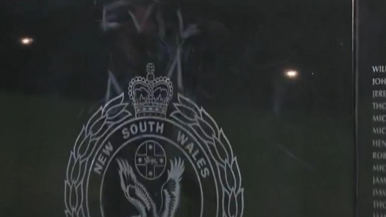 ‘Disgusting’: Police memorial vandalised in Sydney CBD