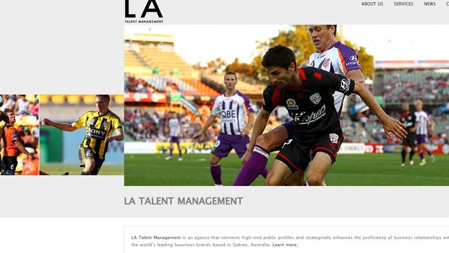 Former Australian football player Zenon Caravella was also represented by LA Talent Management (pictured), and told this masthead he was saddened by the news of Mr Ahchee’s arrest.