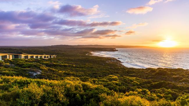 The luxury Kangaroo Island lodge was been closed until further notice. Picture: SATC