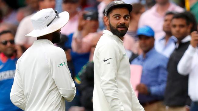 Was Virat Kohli consulted, as Tim Paine joked last month? Picture: AFP