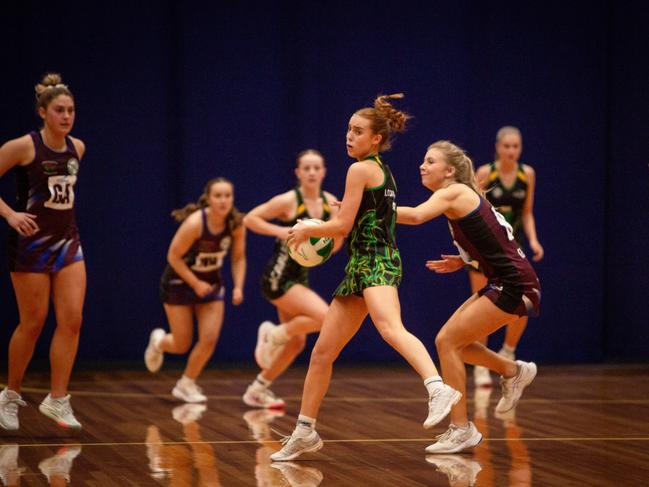 F45 Cavaliers centre, captain and MVP Ava Lockwood-Roden was instrumental in her team's grand final win over Cripps. Picture: PATRICK GEE/SUPPLIED