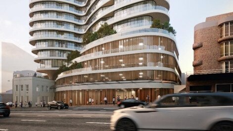 A proposal was put to council for a 12-storey apartment complex on New South Head Road, Edgecliff. Image: Woollahra Council.