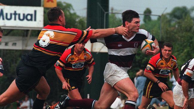 Daniel Herbert playing for Queensland.