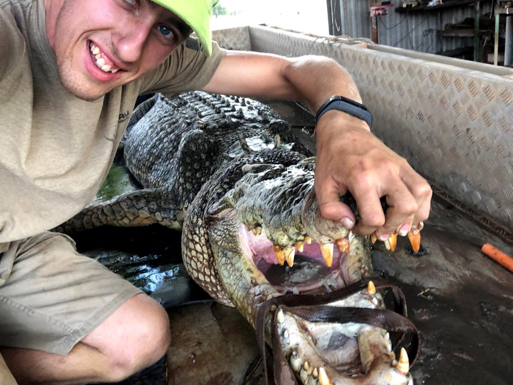 The tourist has earned the nickname ‘Danish Crocodile Dundee’. Picture: Niels Jensen/Caters News