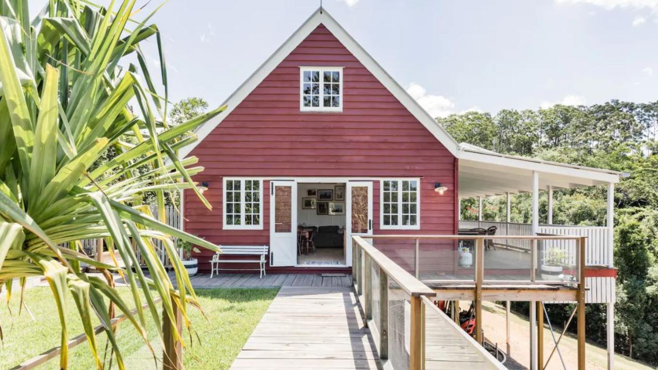 Doonan's Little Red Cabin has won the hearts of Australian travellers, voted third highest wish-listed property in the country.