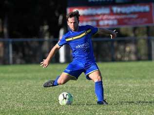 Gympie United vs Groverly- #7 Billy Bayldon. Picture: Troy Jegers