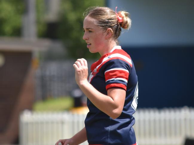 Georgie Barrett led the Roosters to victory. Picture: Sean Teuma