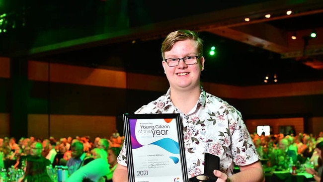 Young Citizen of the Year Emmett Withers started his charity Emmett 4 Animals when he was five years old and has gone on to help thousands of stray animals across the region. Picture: Contributed