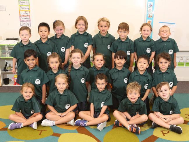 Somerset College. Prep B Back Row: (Left to right) Vaughan Furlong, Aaron Wang, Willow Kelly, Scarlett Weaven, Izaak Barclay, James Johnston, Audrey Fraser, Hugo Hasselle Middle Row: (Left to right) Ishraj Birk, Ivy McKenna, Charlize Garlick, Olivia Ray, Jesse Kim, Gary Fei, Alexandra Smith Front row: (left to right) Sophia McKay, Evelyn Clark, Lucia Brienza, Liam Hunt, Maxwell Costello. Photo by Richard Gosling