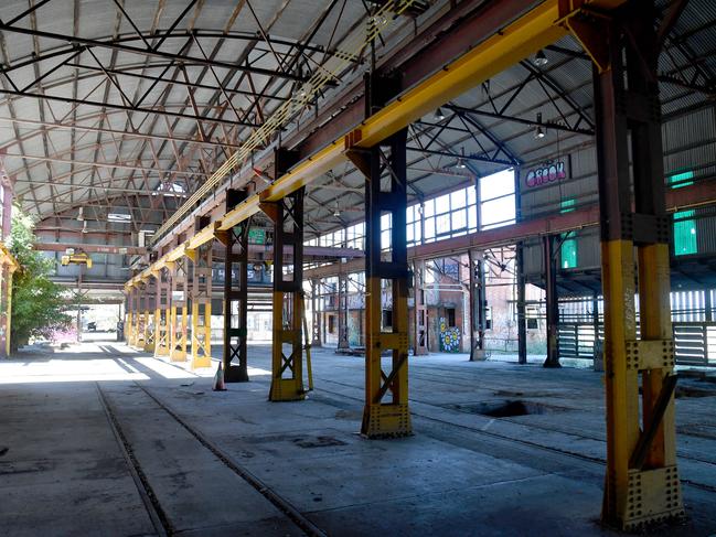 Northern Rail Yards site along Flinders Street, Townsville. Picture: Evan Morgan