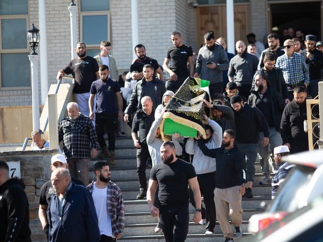 He was laid to rest after a touching traditional Islamic ceremony on Thursday. Picture: NCA NewsWire