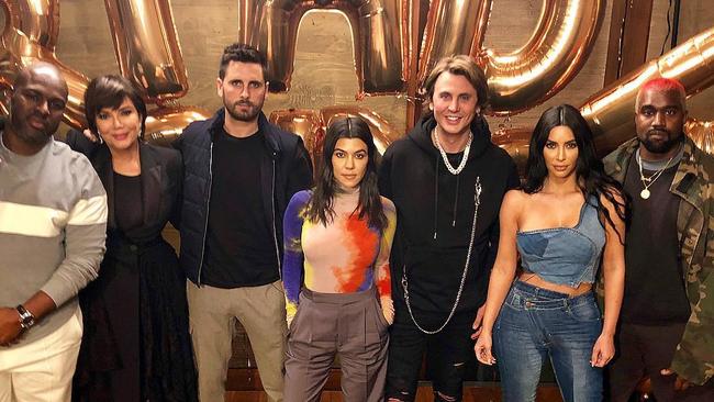 Celeb hot spot … Kris Jenner, Kourtney Kardashian, Kim Kardashian, Kanye West and their crew frequent Malibu Nobu, calling their outings “Nobu Nights”. Picture: Instagram