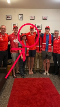 Sydney Swans coach passes on jersey to 204cm draft pick