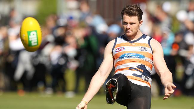 What’s a story on the Cats without a picture of Patrick Dangerfield? Picture: Alison Wynd