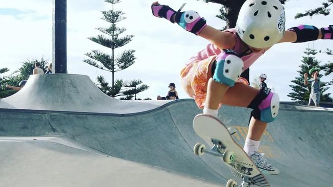 Skateboarder Lola Morgan. Picture: Supplied