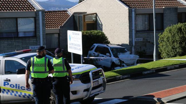 Car crash at Sandy Bay