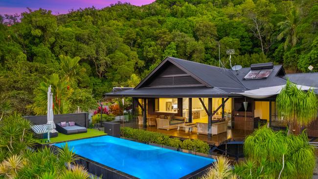 Kyle and Tegan Sandilands have sold their holiday house at Port Douglas. Picture: Supplied