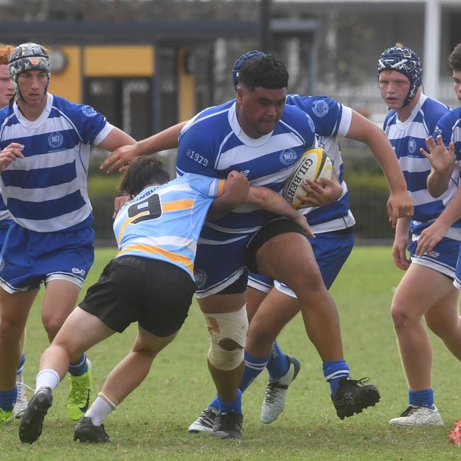 QLD Rugby Union State Championships (17-18 years boys) at the Townsville Sports Precinct. Friday May 23. Northern against Peninsular. Picture: Evan Morgan