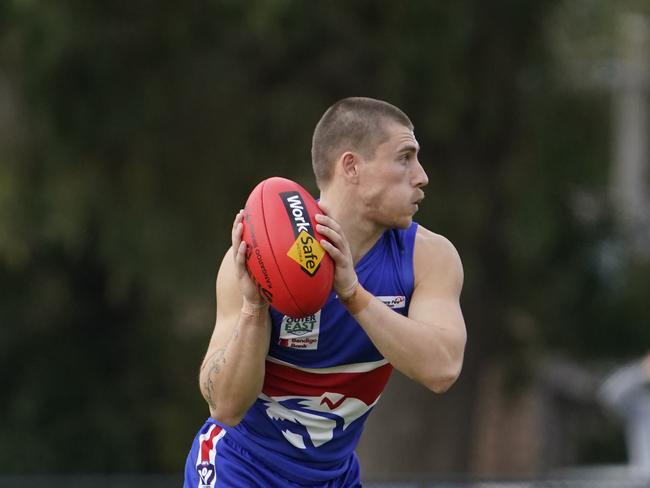 Outer East football league: Wandin v Narre Warren.  Chayce Black _ Wandin.  Picture: Valeriu Campan