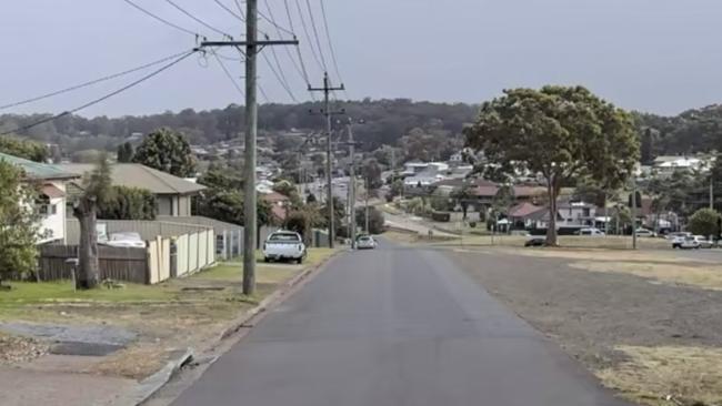 A man has been hospitalised with bleeding on the brain and a neighbour charged with driving into him following a dispute on Warners Bay Rd, Mt Hutton on May 25, 2023. Picture: Google Maps.