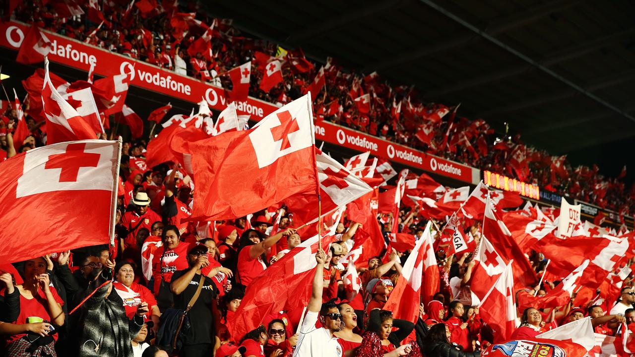 Allegations have been aimed at an NRL staff member of a racist comment made to the DJ during the Tonga v Australia Test.