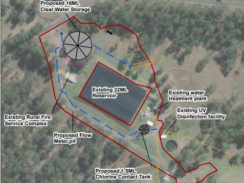 The Rushforth Road upgrade mapped out. Picture: Supplied