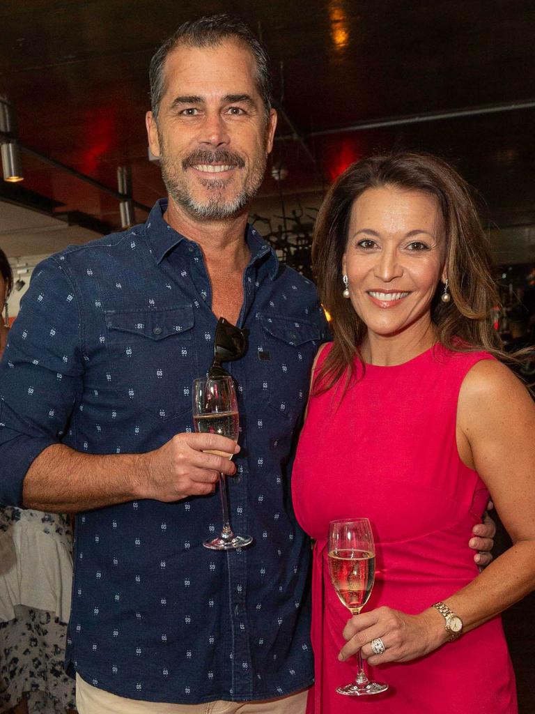 Scott Wilkie and Sofie Formica at Bucci's seventh birthday celebrations. Picture: Stephen Archer