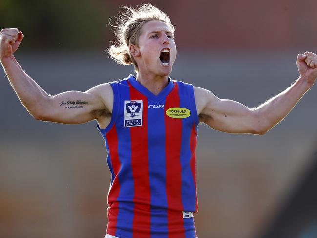 Eli Templeton in action at Port Melbourne. Picture: Michael Klein