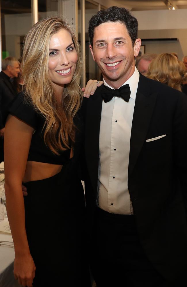 Ryan and Claire Stokes at the Black Tie Dinner at the Longines Records Club. Picture: Nigel Hallett