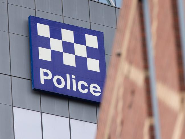 MELBOURNE, AUSTRALIA - NewsWire Photos - 15 FEBRUARY, 2025: Victoria Police signage is seen outside Spence Street police headquarter. Picture: NewsWire / Diego Fedele