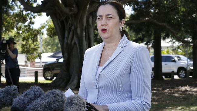 Queensland Premier Annastacia Palaszczuk. Picture: Steve Pohlner