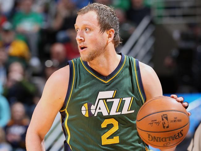 Joe Ingles plays for the Utah Jazz in the NBA.