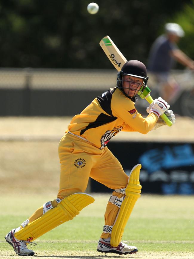 VSDCA: Werribee batsman Matthew Harmer. Picture: Stuart Milligan