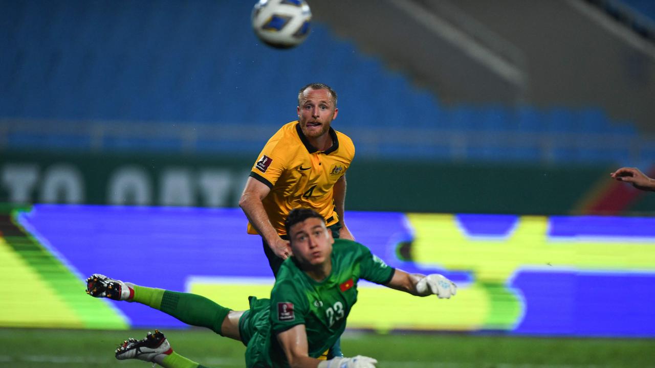 Rhyan Grant scored his first Socceroos goal against Vietnam. It was ‘just desserts’ for an incredible sacrifice to play for Australia.